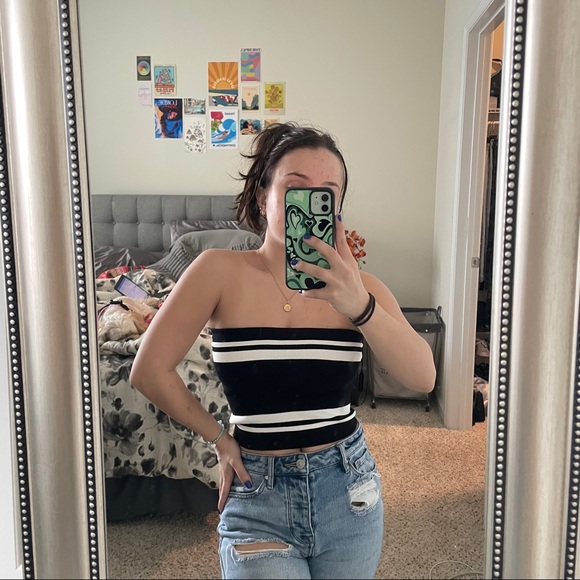 ❌ SOLD ❌ Striped Tube Top - Picture 3 of 3